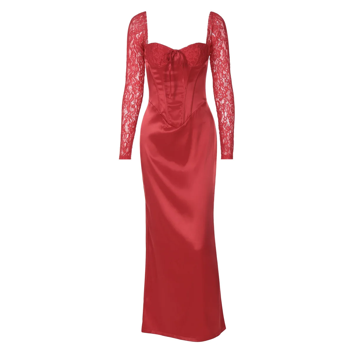 lace long sleeve backless corset maxi dresses white elegant engagement dress for women sexy party gowns 3423 lace long sleeve backless corset maxi dresses white elegant engagement dress for women sexy party gowns 3423