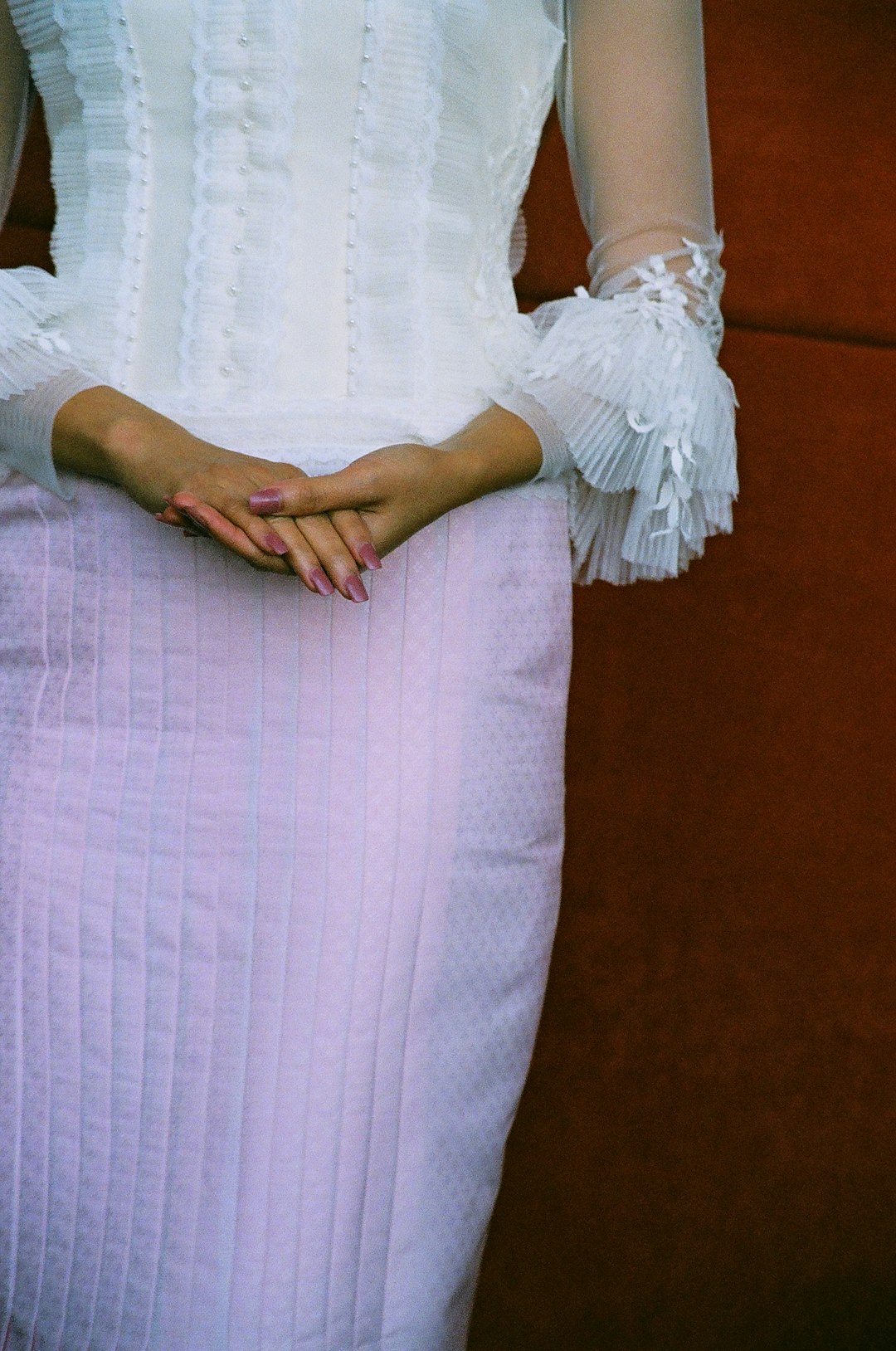 Thai woman wedding dress